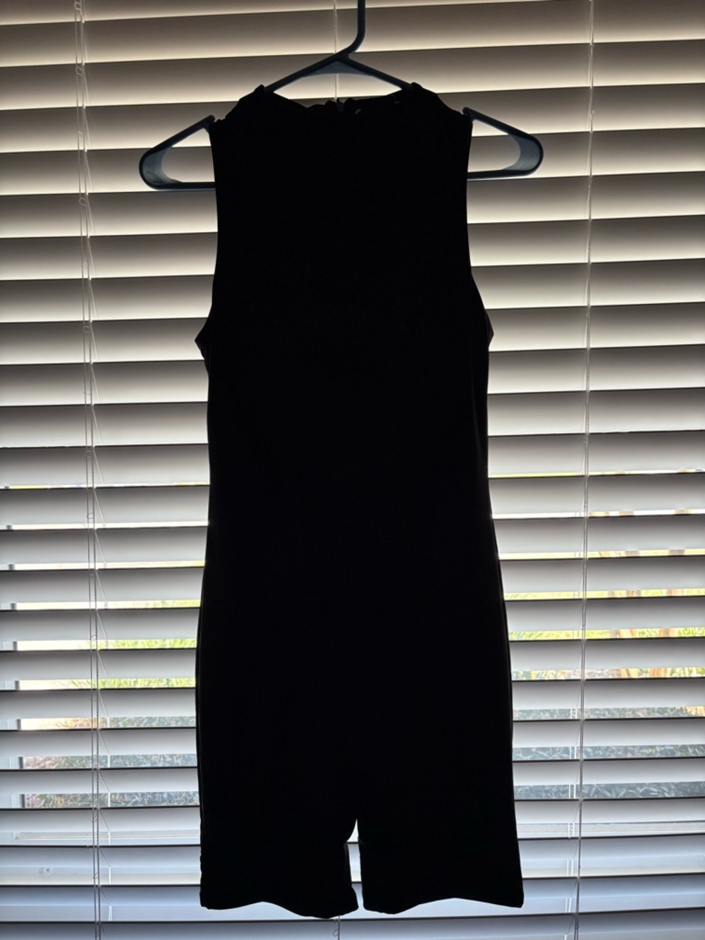 Black Sleeveless Mock-Neck Women's Jumper/Shapewear Slip